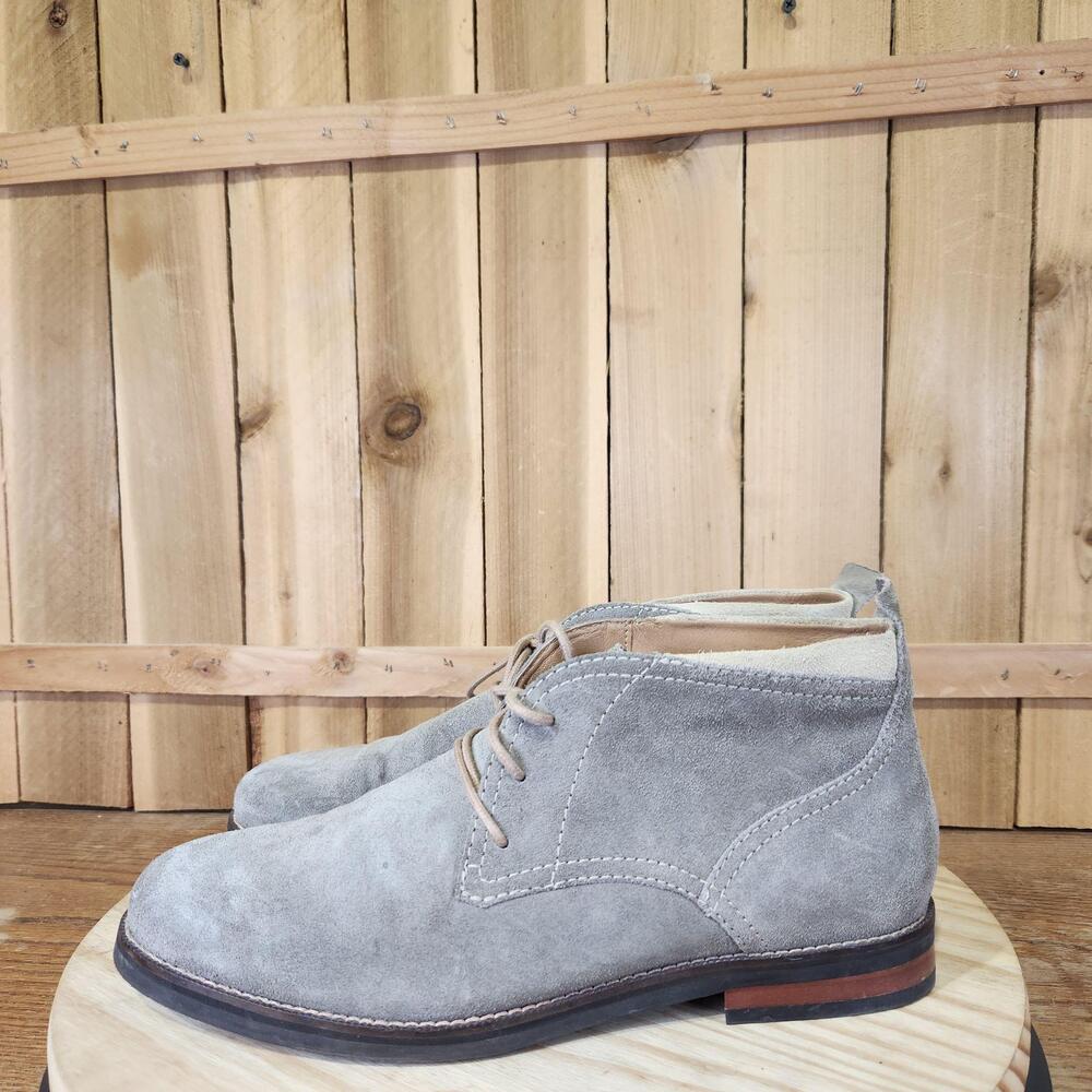 Cole Haan Ogden Stitch Chukka Boots Mens 10.5 M Gray Suede Ankle Casual